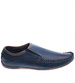 Wkładane męskie granatowe półbuty mokasyny /F8-3 15733 T389/