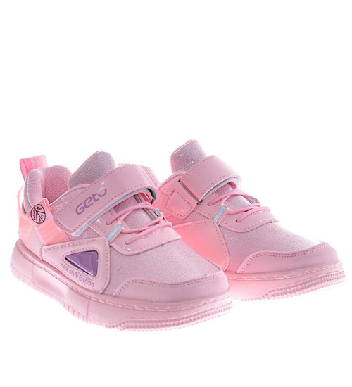 Różowe dziewczęce trampki /A10-2 12451 T497/
