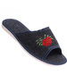 Filcowe kapcie damskie z haftem /G11-1 15285 S172/