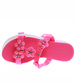 Wodoodporne basenowo plażowe klapki damskie Fuksja /C5-1 16299 S085/