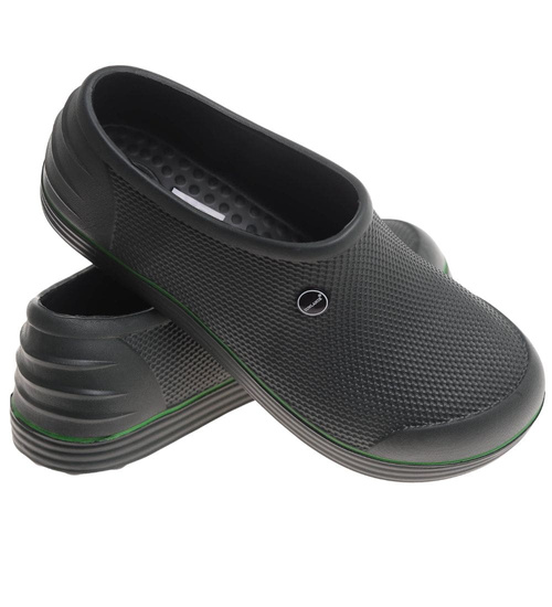 Oliwkowe męskie kalosze piankowe /H2 17794a T18-45 +h2/