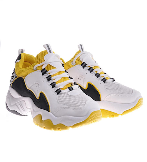 Sznurowane damskie buty sportowe sneakersy /A2-2 12353 S253/ 