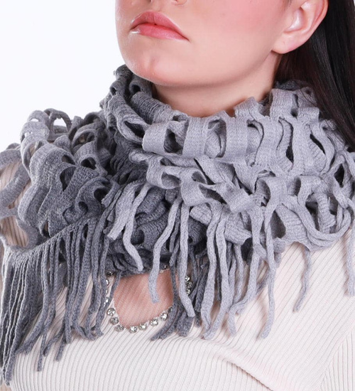 Szary szal komin apaszka /H2-K67 S27 T0/