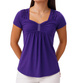 Fioletowa koszulka bluzka damska /H2-K19 UB957 S0/