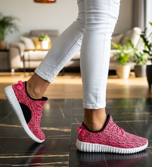 Fuksjowe wsuwane buty sportowe /C4-1 12306 T192/