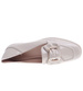 Beżowe balerinki lordsy /F6-2 13235 T277/