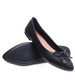 Czarne balerinki z kokardą /F9-2 15653 T10-5/
