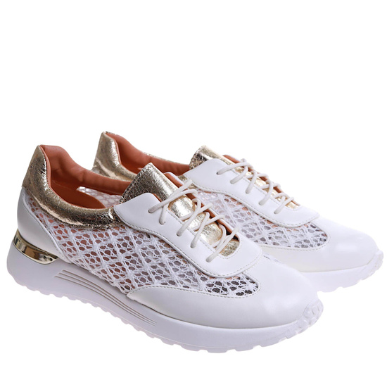Białe buty sportowe ażurowe białe Seastar /G11-3 17351 S587/