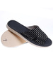 Skórzane domowe klapki kapcie Czarne /G4-1 14975 S194/