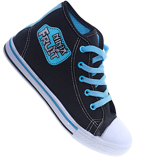 Wysokie trampki Ninja Fruit Czarne /G6-3 13868 S097/