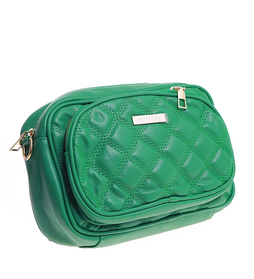 Zielona torebka listonoszka kuferek z paskiem /H2-K6 TB518  M235/