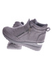 Szare sneakersy damskie na koturnie /B2-2 12852 T890/