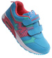 Dziewczęce niebieskie buty sportowe na rzepy /A9-2 18128 T292/