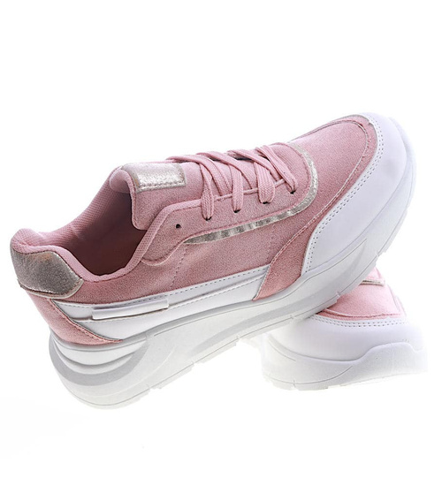 Pastelowe sneakersy buty sportowe damskie /F9-2 13409 S3299/