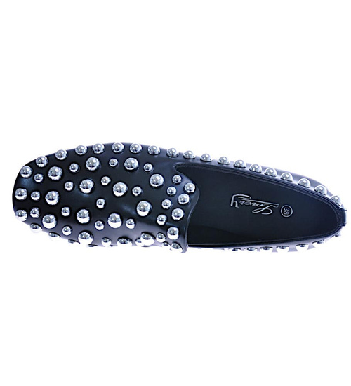 Czarne damskie półbuty  /F4-2 10979 T292/