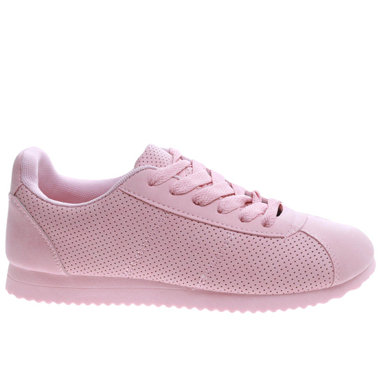 Różowe damskie buty sportowe /G7-2 17411 T102 +H2/