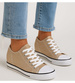 Złote trampki sneakersy na niskim koturnie /A6-3 13520 G099/