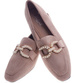 Zamszowe lordsy buty damskie /C6-2 13238 T348/