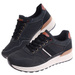 Czarne męskie buty sportowe /C4-1 17355 T582/