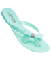 Plażowe damskie klapki japonki Miętowe /G9-2 14523  T089/