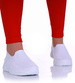 Wsuwane białe buty sportowe damskie /H2 17266 W101/