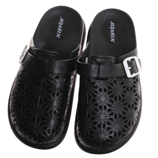 Klapki damskie Ażurowe buty na plażę Czarne /H2 17854 G008/