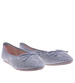 Koronkowe balerinki damskie Szare /D6-2 10504 S193/