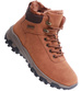 Camelowe buty trekkingowe z futerkiem /E3-3 15348 T631/