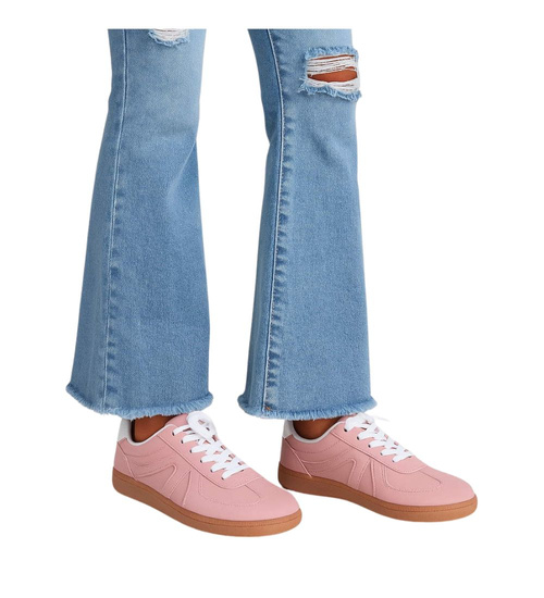 Różowe damskie buty sportowe /C2-2 18227 G122/