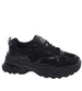 Damskie buty sportowe czarne na platformie /B4-3 18657 S242/