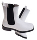 Białe botki sztyblety z ociepleniem /J6-4 H2 18445 T187/