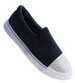 Wsuwane granatowe trampki dziewczęce slip on /D5-2 13683 T004/