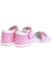 Różowe sandały dziewczęce z kwiatkiem /C3-2 16014 T186/
