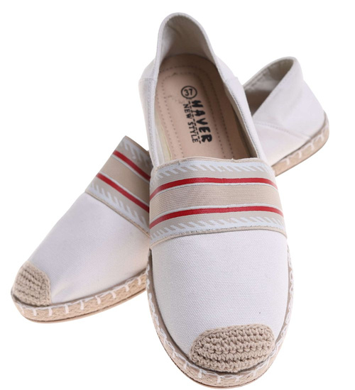 Wsuwane baleriny espadryle /A8-2 17956 T13-53/