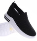 Czarne trampki sneakersy na koturnie /E8-2 16891 T284/