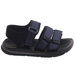 Granatowe chłopięce sandały na rzepy /C6-2 17893 T155/