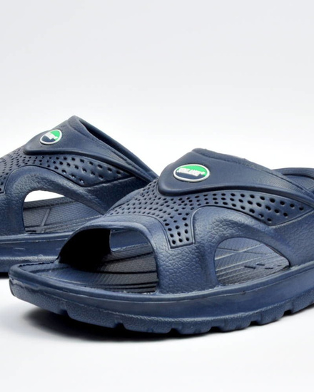 Basenowe klapki męskie GRANATOWE /D5-1 2868 T193/