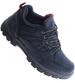 Granatowe męskie buty trekkingowe /F8-3 15017 T682/