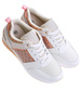 Białe trampki sneakersy na niskim koturnie /E8-2 12943 T595/