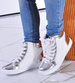 Trampki sneakersy dla dziewczynki BIAŁE /C5-3 1383 S184/