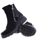 Czarne botki damskie workery /A3-3 18399 W4/