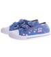 Dziewczęce niebieskie tenisówki na rzepy /B1-2 18037 T186/
