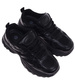 Damskie buty sportowe czarne na platformie /B4-3 18657 S242/