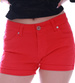 Krótkie czerwone spodenki damskie /H2 UB831 G4/