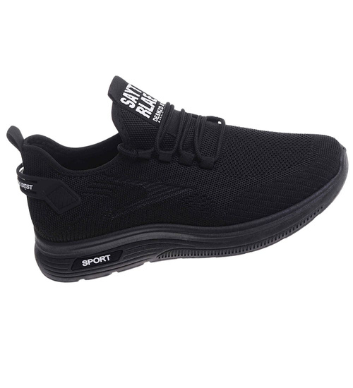 Czarne męskie buty sportowe /B2-2 17753 GF285/