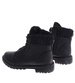 Zimowe czarne botki trapery futerko Czarne /D2-2 18518 T319/