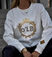 Biała bluza damska z napisem OLB /H UB622 L120/