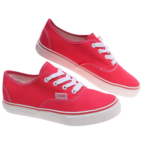 Różowe niskie tenisówki damskie z tkaniny /D5-2 H2 16192 G056/