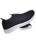 Czarne wsuwane obuwie sportowe /C1-3 11919 T198/