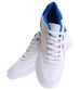 Sznurowane biało niebieskie trampki męskie /F4-2 17169 T323/